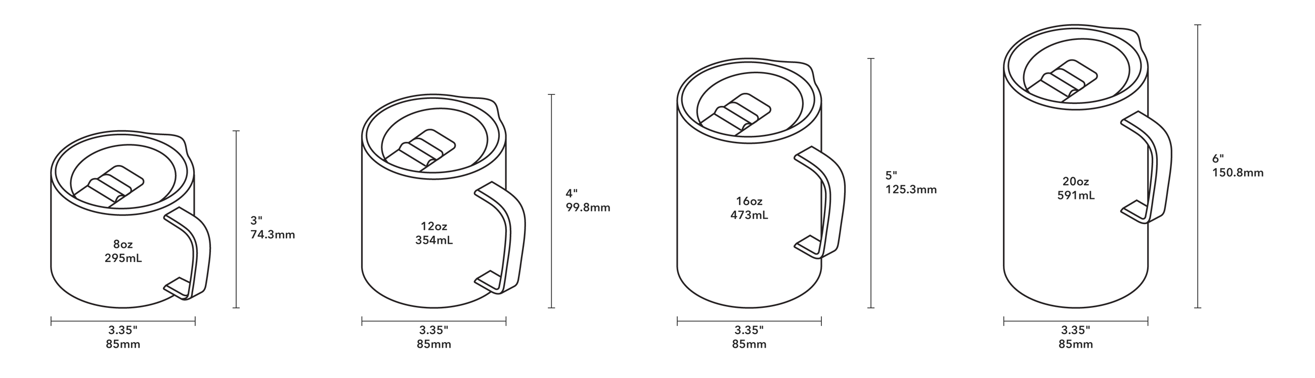 Camp Cup - Product Dimensions