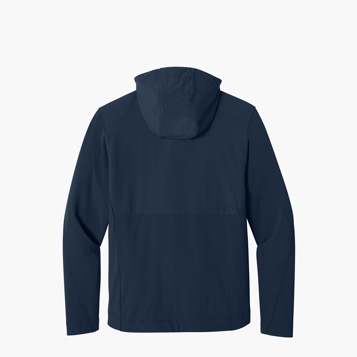 Men's Kivu Hybrid Hooded Jacket - Indigo Navy - Flat Back