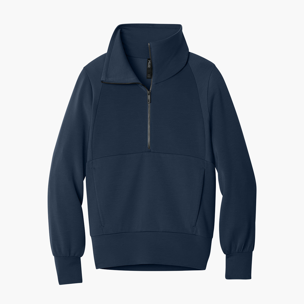 Women's Kumo 1/4 Zip Jacket - Indigo Navy - Flat Front