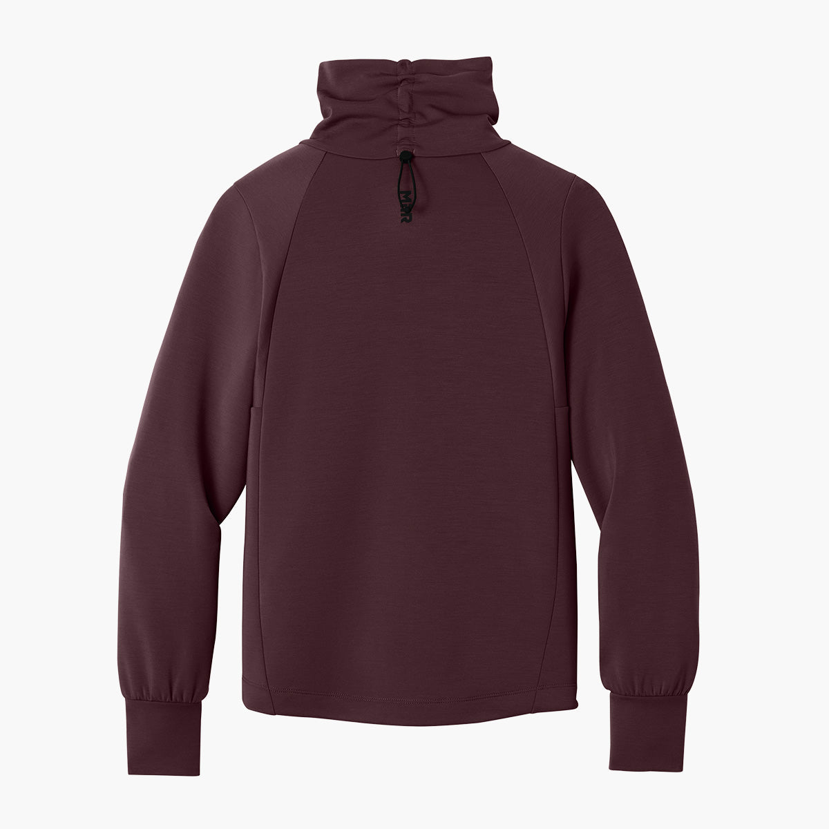 Women's Kumo Knit Outerwear - Dark Fig - Flat Back