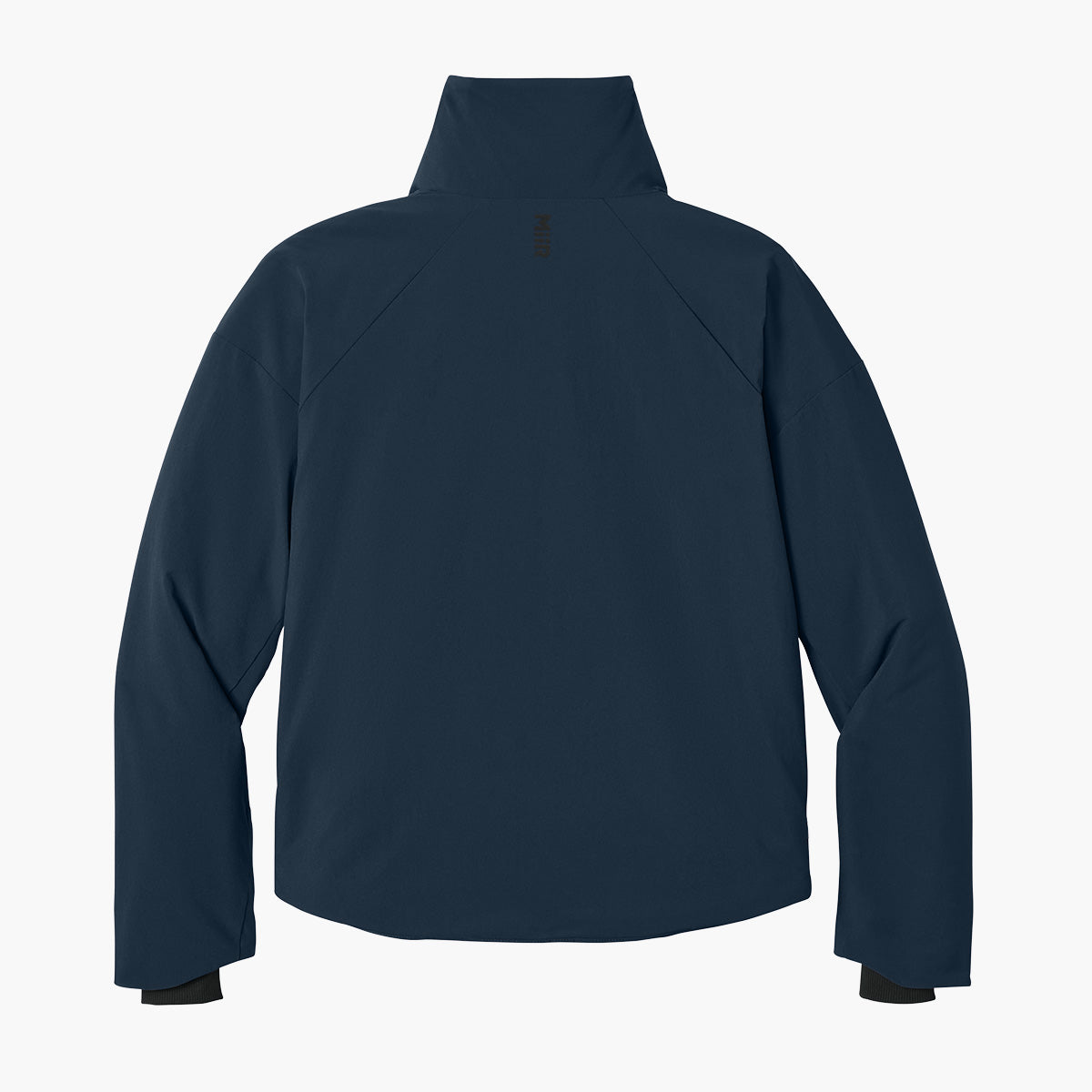 Women's Sashiko Insulated Jacket - Indigo Navy - Flat Back