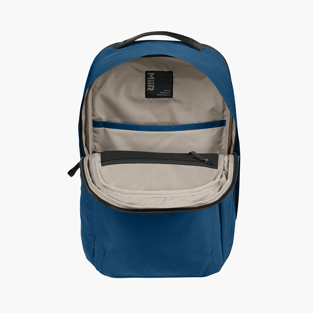 Kondoh Classic 18L Backpack - Deep Lake - Flat Inside