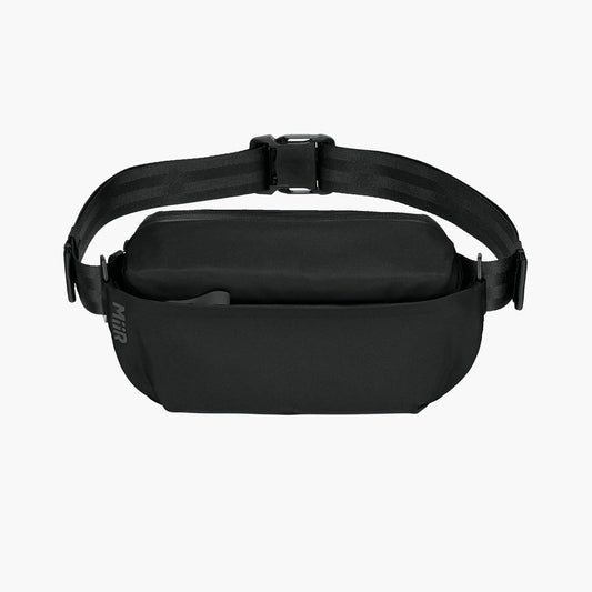 Causeway Crossbody Bag - Pitch Black - Flat Front