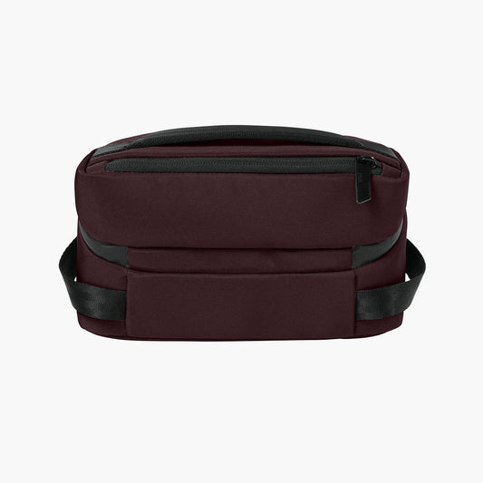 Causeway Tech Organizer - Dark Fig - Flat Back