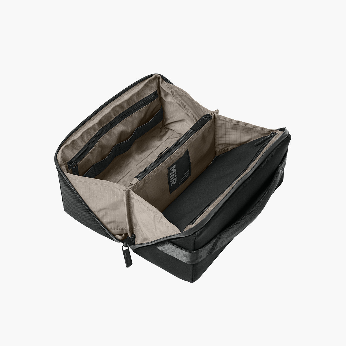 Causeway Travel Organizer - Pitch Black - Flat Inside