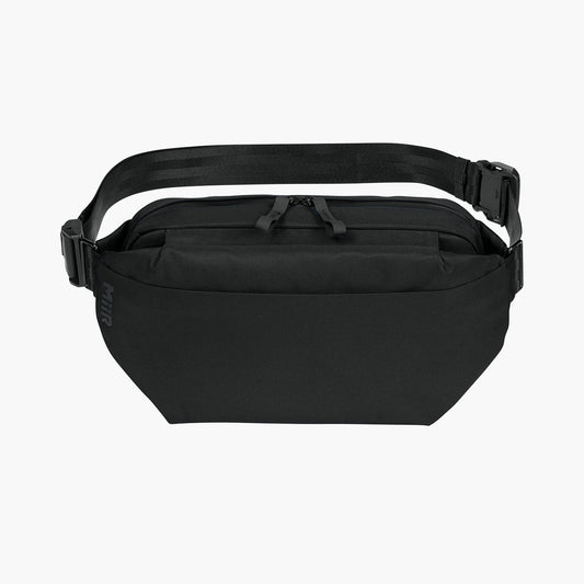 Vessel Crossbody - Pitch Black - Flat Front