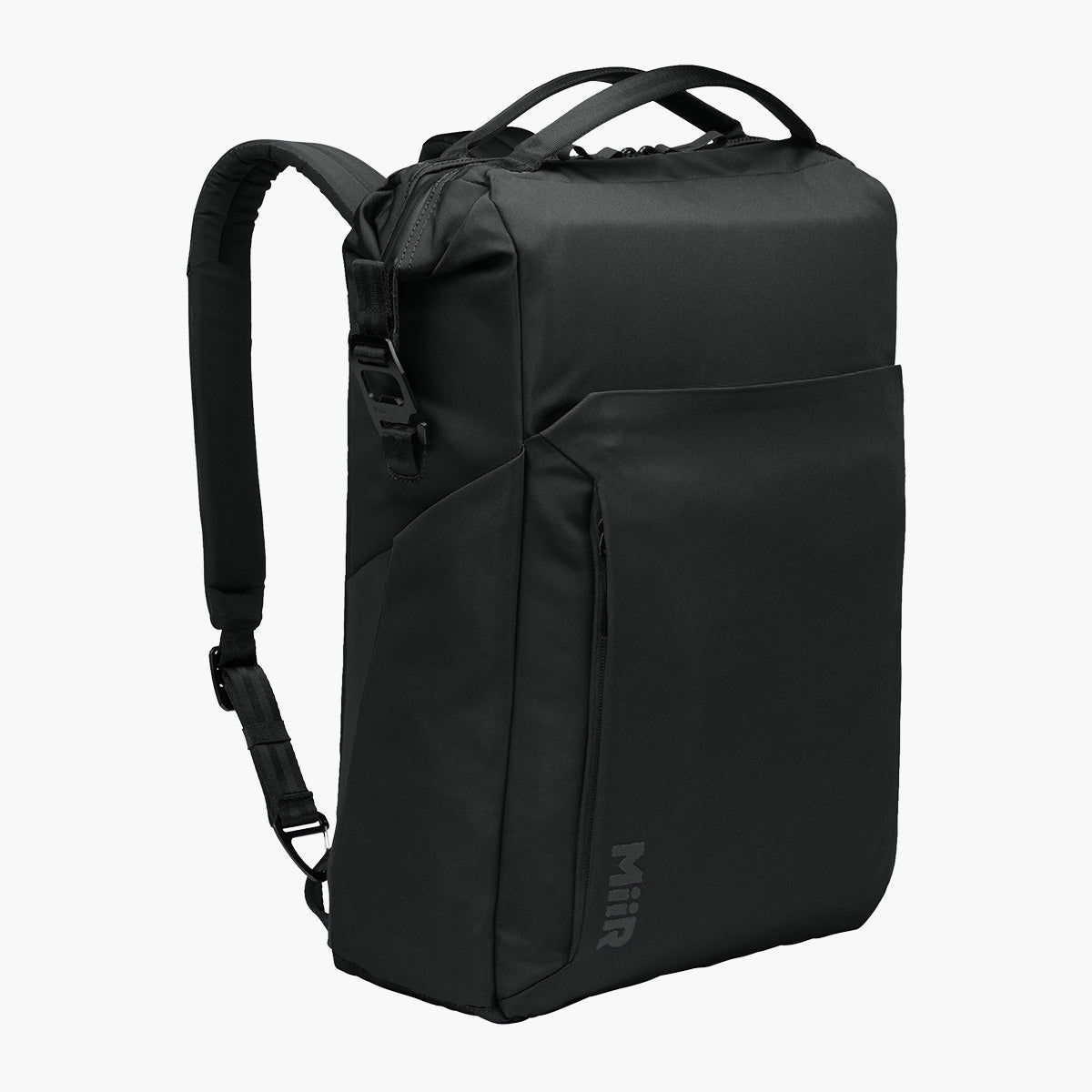 Kori 24 Can Vertical Pack Cooler Backpack - Pitch Black - Flat Right
