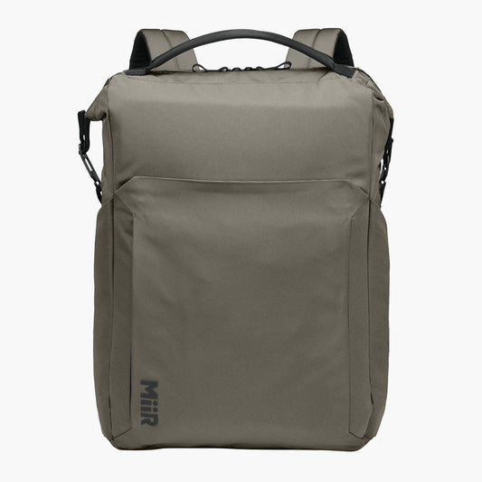 Kori 24 Can Vertical Pack Cooler Backpack - Truffle - Flat Front