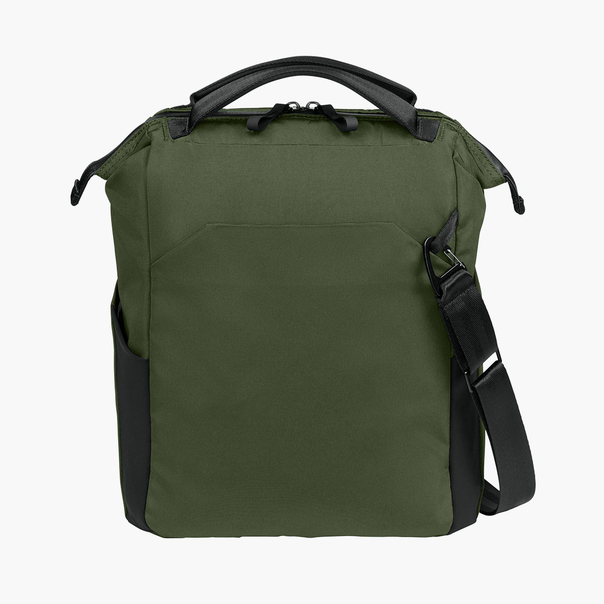 Kori 12 Can Vertical Cooler Bag - Forest Moss - Flat Back