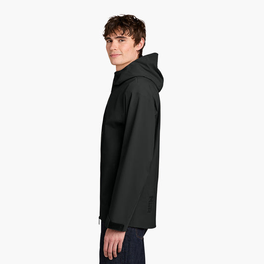 Men's Pourigami Jacket - Pitch Black - Model Side