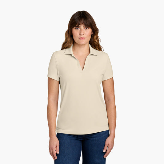Women's Alta Polo - Alabaster - Model Front