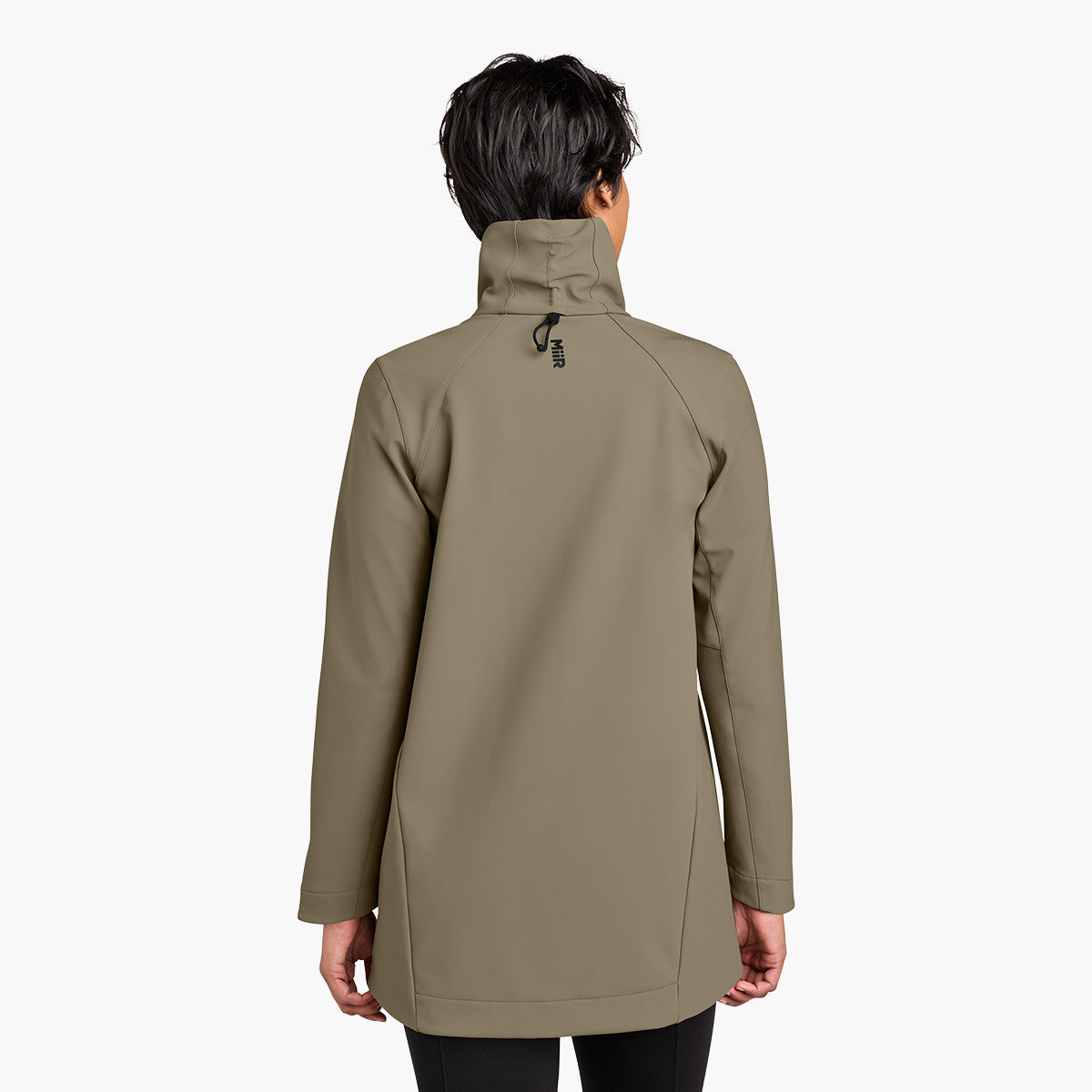 Women's Nozawa Soft Shell Jacket - Truffle - Model Back
